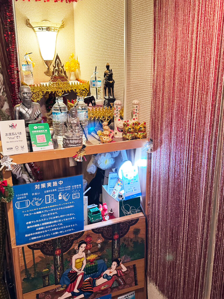 神田タイ古式マッサージ チャンタイ 店舗ビル入り口 受付